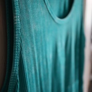 Torrid - Green Wash Ribbed Babydoll Tank - 1x - NWT